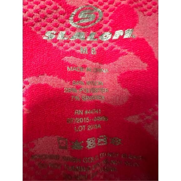 Slalom Camo Girls Midweight Performance Base Layer Pull-on Bottom Pink Medium/8 - Picture 4 of 4